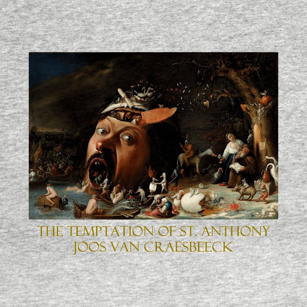 The Temptation of St. Anthony (1650) by Flemish Painter Joos van Craesbeeck by Naves